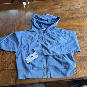 Champion Women's Vintage Wash Blue Hoodie NWT